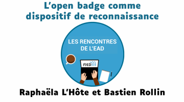 L'open badge comme dispositif de reconnaissance